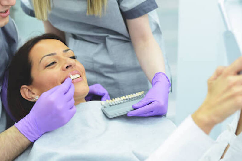 Woman in Dentist Chair